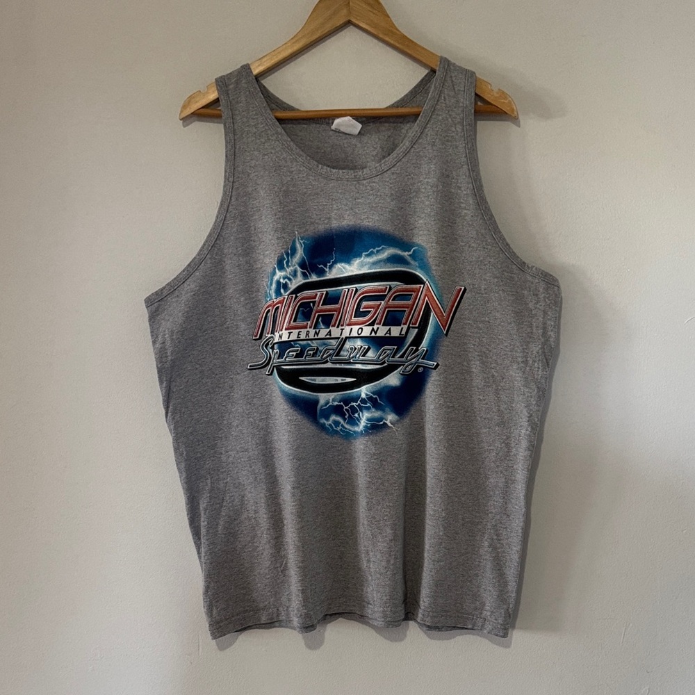 Vintage Michigan Speedway Tank Top / XL